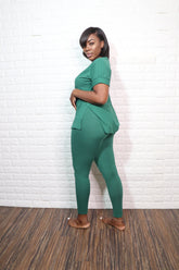 Smooth like butter Legging set| Green